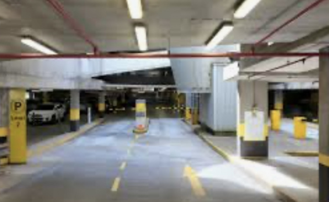 Indoor lot parking on Australian avenue in Sydney olympic park