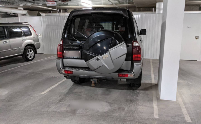 Canberra-  Secure Undercover Parking in Braddon Midnight Hotel - Parking Bay 1