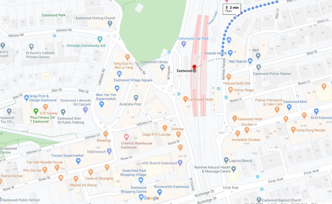Carspace for Rent - 2 minutes from EASTWOOD train station