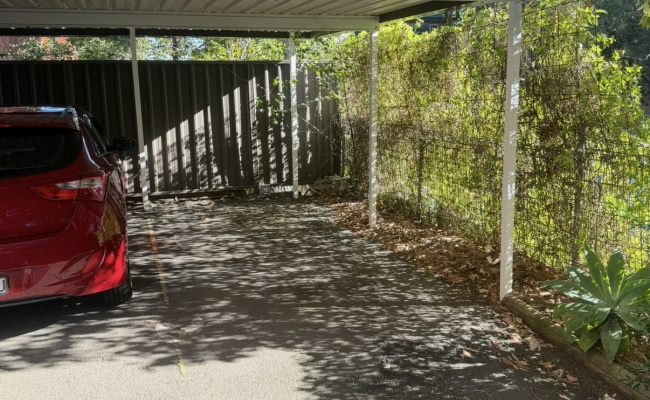 Carport parking on Bank Street in MEADOWBANK Carport parking on Bank Street in MEADOWBANK