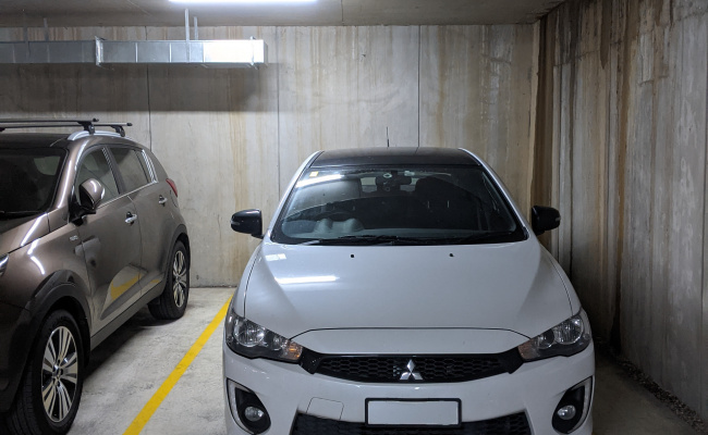Convenient indoor car parking lot near train station in Penrith suburb