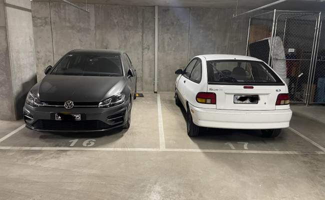 Indoor lot parking on Barkly Street in Brunswick Victoria Indoor lot parking on Barkly Street in Brunswick Victoria