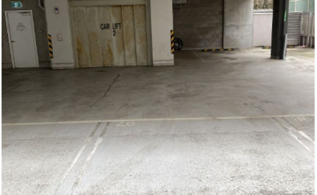Indoor lot parking on Batman Street in West Melbourne Victoria Indoor lot parking on Batman Street in West Melbourne Victoria