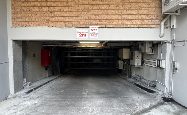 Underground Secure Parking, next to Waverton Train Station