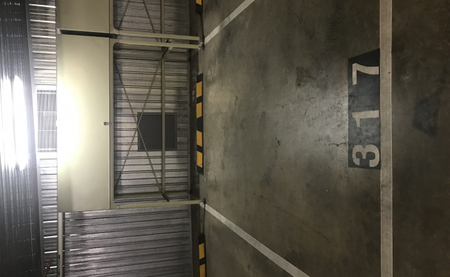 Safe and secure underground car space w/ storage