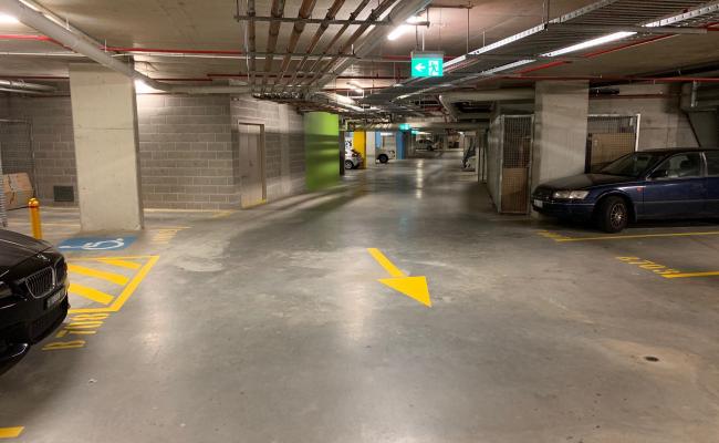 Indoor parking bay 24/7 access