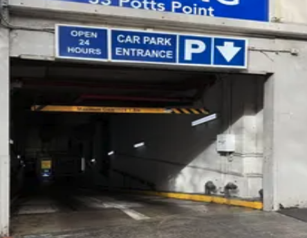 Secure Indoor Parking Space in Potts Point – Bayswater Rd