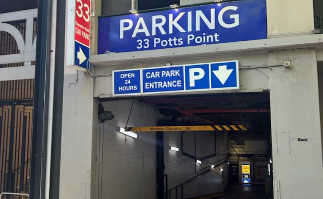 Very safe secure parking - Space at entrance/ exit