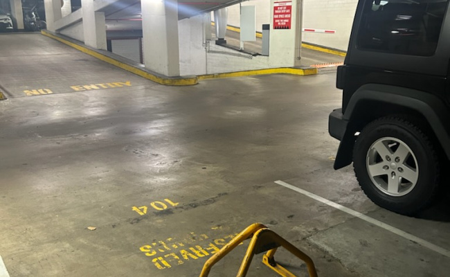 Very safe secure parking - Space at entrance/ exit