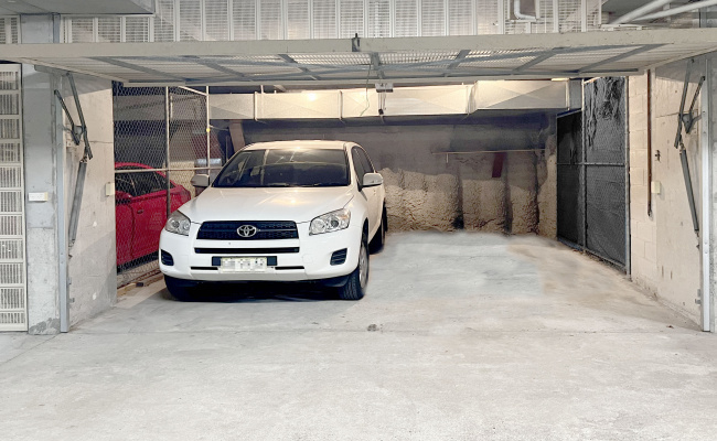 Underground secured parking in Bondi
