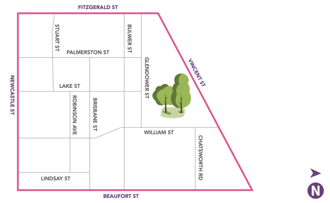 24/7 Zone 7 Street Permit - Park Anywhere Between Vincent, Beaufort & Fitzgerald St