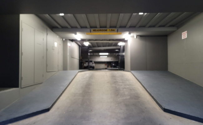 Secure indoor parking space near CBD, close to public transport