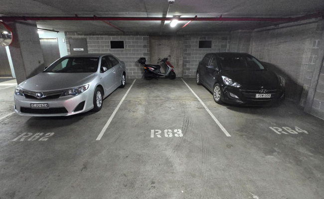 Indoor lot parking on Berry Street in North Sydney New South Wales Indoor lot parking on Berry Street in North Sydney New South Wales