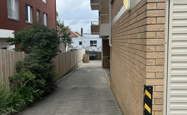 Secure, covered parking space 10 10-minute walk from beach