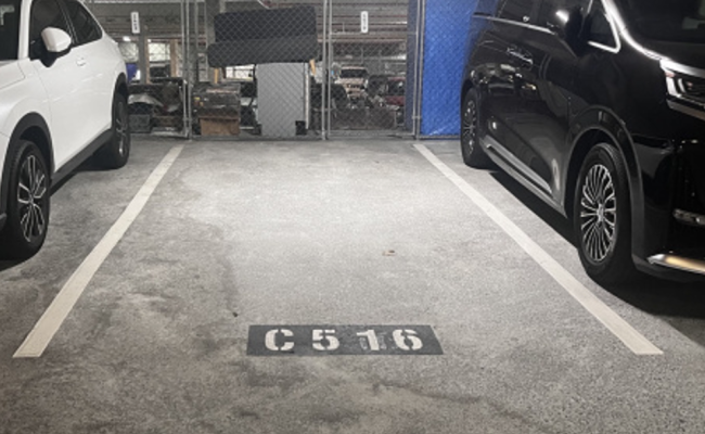 Secure lock up parking space at Urban Village