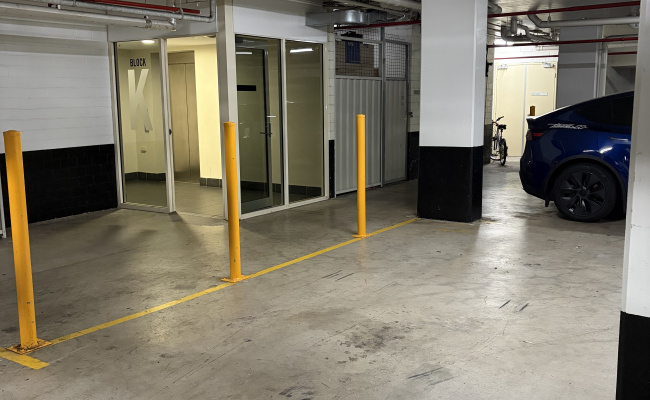 Indoor lot parking on Bonar Street in Wolli Creek New South Wales Indoor lot parking on Bonar Street in Wolli Creek New South Wales
