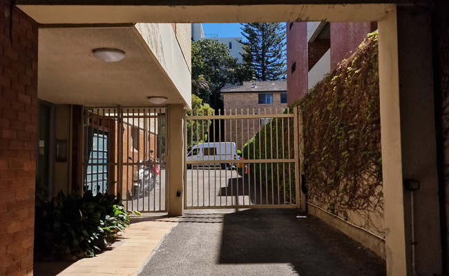 Convenient secure open car space for rent in Bondi.