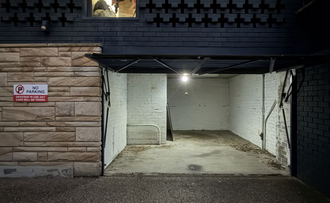 Lock up garage parking on Boronia Street in Kensington New South Wales Lock up garage parking on Boronia Street in Kensington New South Wales