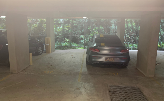 Secure underground parking close to both Redfern and Green Square station
