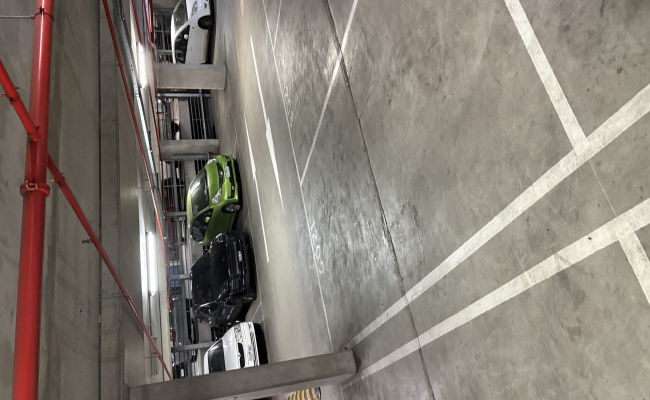 Great parking space in CBD two minutes walk to South Cross station and free tram at the front