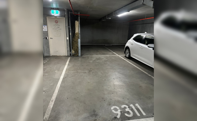 Indoor lot parking on Bourke Street in Melbourne Victoria