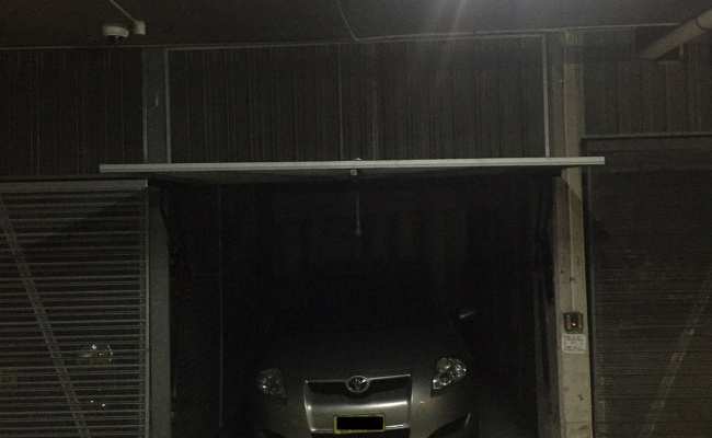 Secure underground car park in Surry Hills