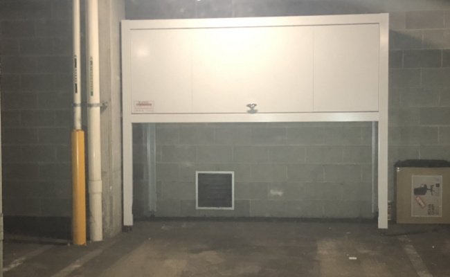 Secure underground city car park plus storage