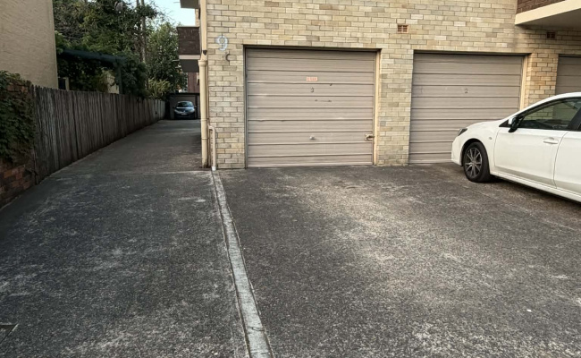 Driveway parking on Bowral Street in Kensington New South Wales Driveway parking on Bowral Street in Kensington New South Wales