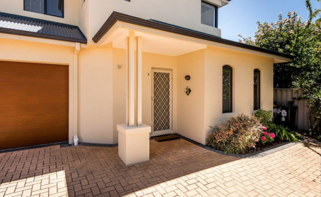 Back townhouse parking space walking distance to Glendalough train station, Leederville and CBD