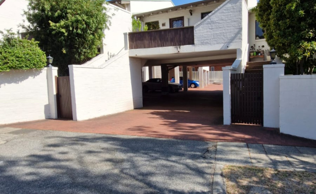 Carport parking on Broadway in Crawley Western Australia Carport parking on Broadway in Crawley Western Australia