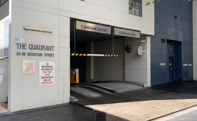Undercover parking on Broadway in Ultimo New South Wales Undercover parking on Broadway in Ultimo New South Wales