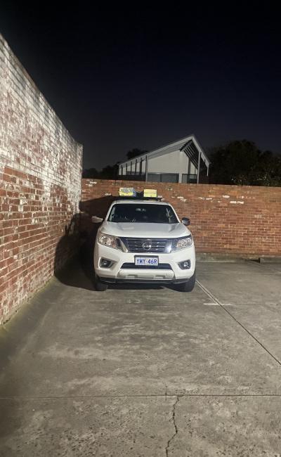 Carport parking on Brougham Street in North Melbourne Victoria Carport parking on Brougham Street in North Melbourne Victoria