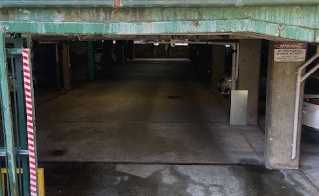 Indoor lot parking on Brown Street in Newtown New South Wales Indoor lot parking on Brown Street in Newtown New South Wales