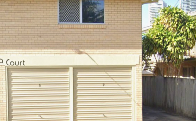 Parking space on chevron island