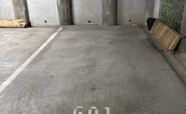 Secure, undercover parking space in Hawthorn near train and tram