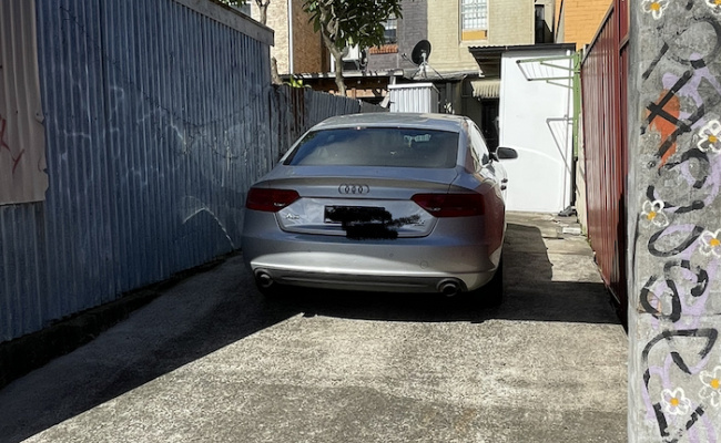 Car parking space in vibrant Newtown, 5 min. stroll to shops & station. No more parking fines!