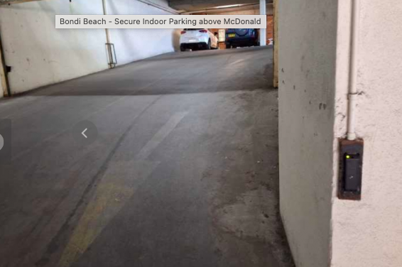 Bondi Beach undercover secured parking