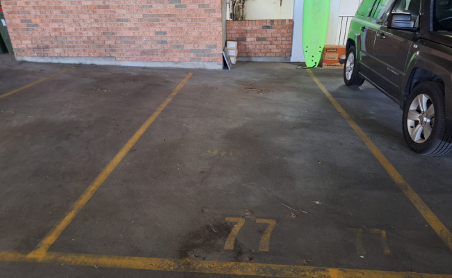 Bondi Beach undercover secured parking