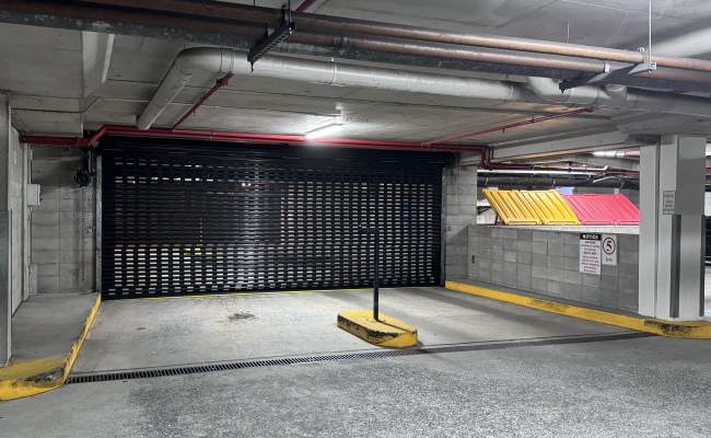 Secure and convenient underground 24/7 parking. 2-5 minutes from RWBH / Bus Station