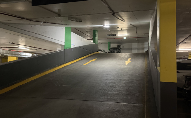 Large secured car spot near Olympic park