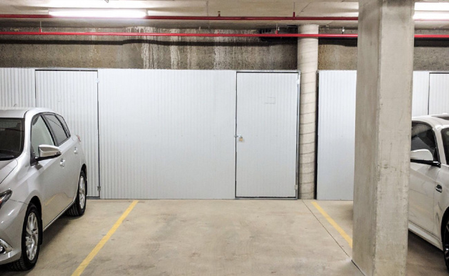 Double-gated, secure & access controlled parking in Central Canberra