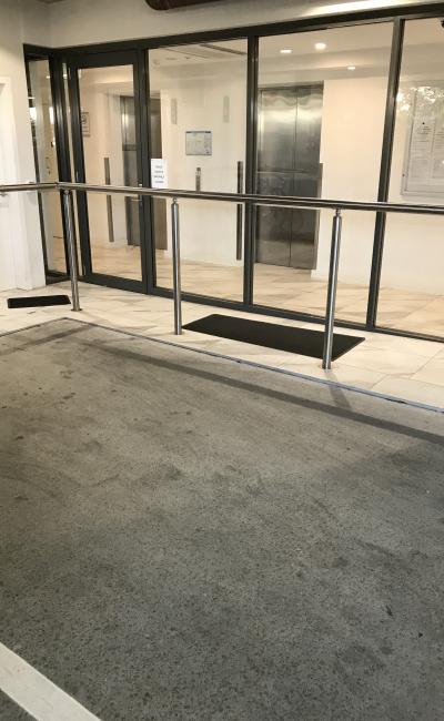 Handy, cheap, secure parking close to PA hospital