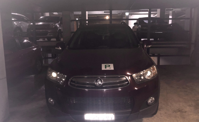 Parking with remote control access near Hurstville Station.