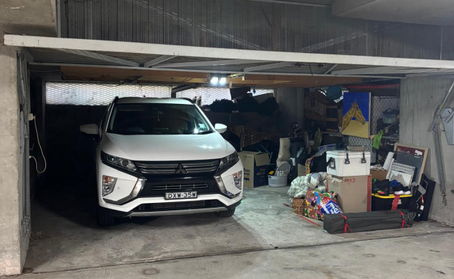Secure, easy access, garage space with electric remote
