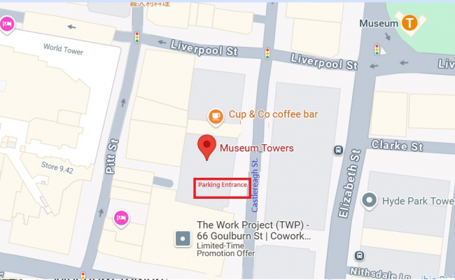 SYDNEY CBD PRIME Car Space for RENT, Indoor Lot, 24H Security, Swipe Access
