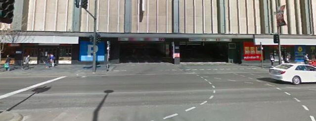 David Jones Adelaide City Parking Space