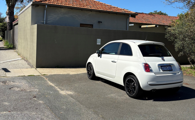 Outside parking on Chelmsford Road in Mount Lawley Western Australia