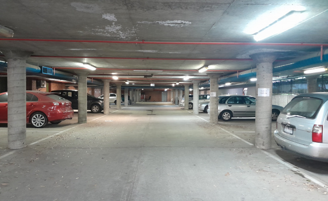 City Car park. Undercover and security gate. Remote 24/7 entry. Security lighting.