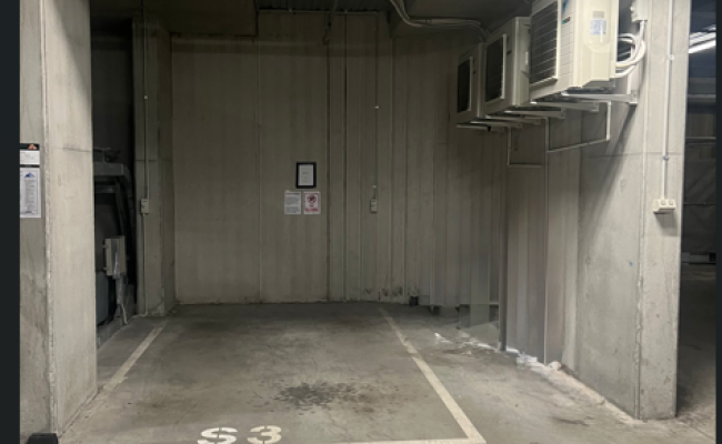 Indoor lot parking on Chetwynd Street in North Melbourne Victoria Indoor lot parking on Chetwynd Street in North Melbourne Victoria
