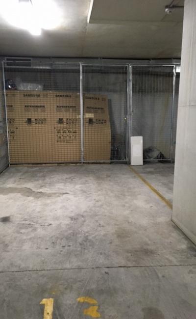 Secure undercover parking near station